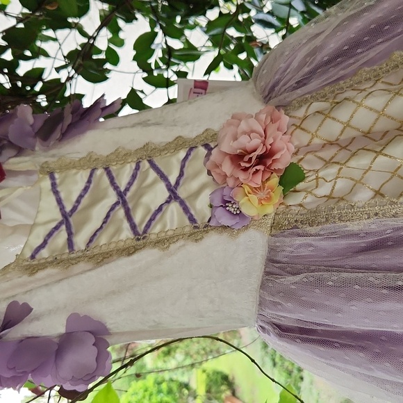 Girls What A Character! Princess Play Dress sz S 7/8 - Picture 5 of 10